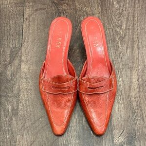 Red Ralph Lauren Kitten Heel